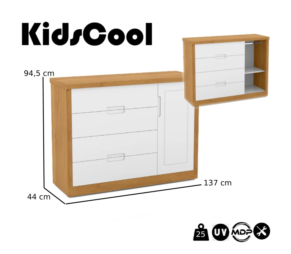 COMODA TUTTO CON PUERTA BLANCA CARAMELO-3