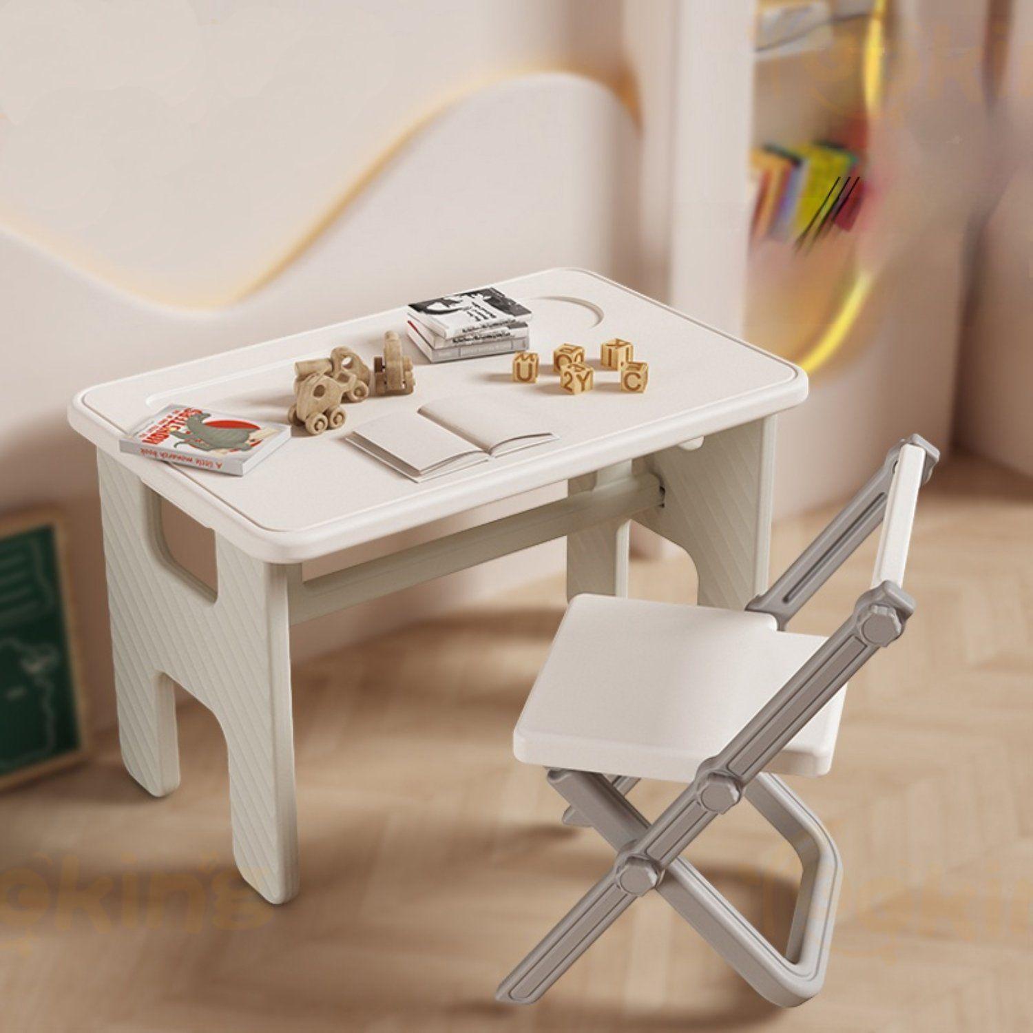 Mesa y Silla Infantil Doblemente Plegable Kidscool Estilo Nórdico-3