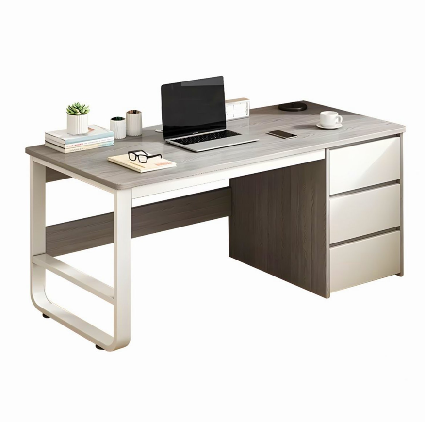 ESCRITORIO EJECUTIVO METAL GRIS BLANCO-1