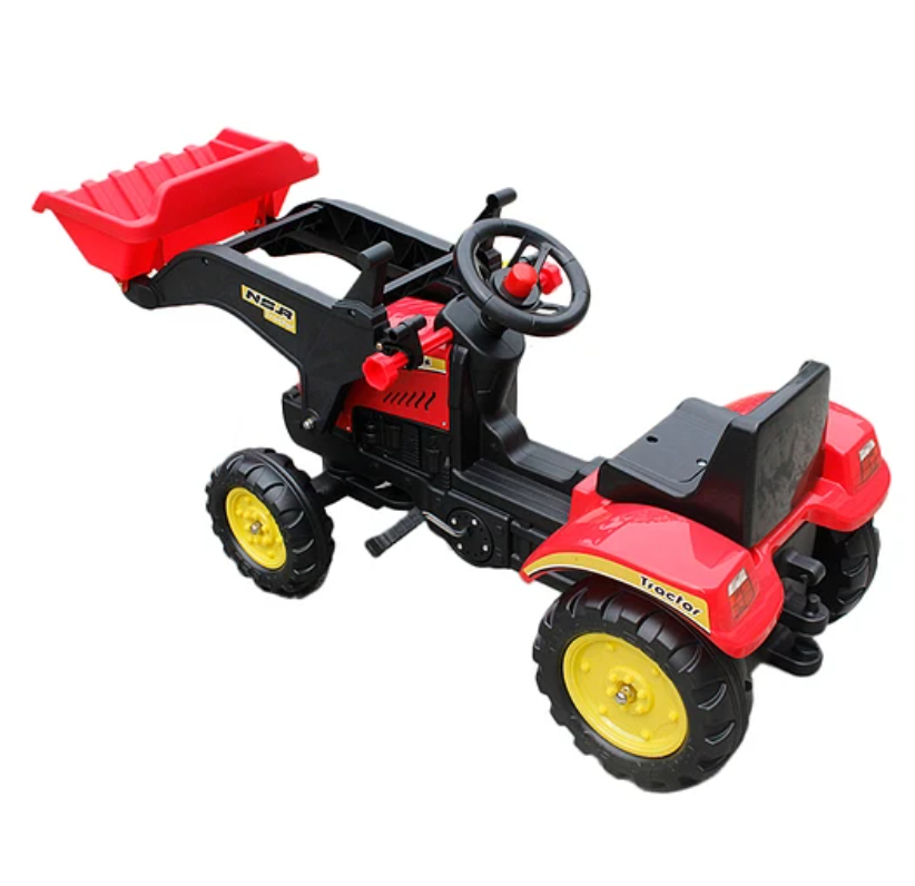 RETROEXCAVADORA ROJA KIDSCOOL-7