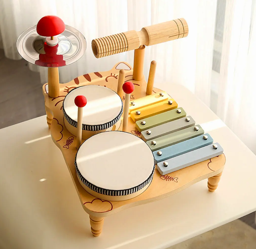 SET DE BATERIA MADERA MONTESSORI-2