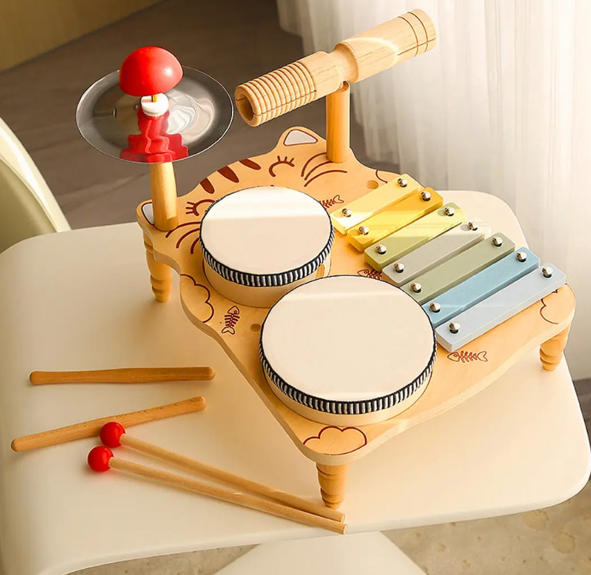 SET DE BATERIA MADERA MONTESSORI-4