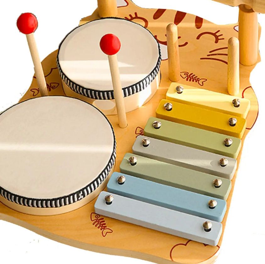 SET DE BATERIA MADERA MONTESSORI-5