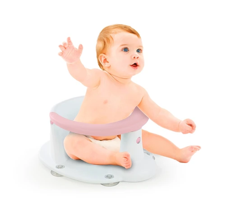 ASIENTO PARA BAÑO DE BEBE ROSADO-1