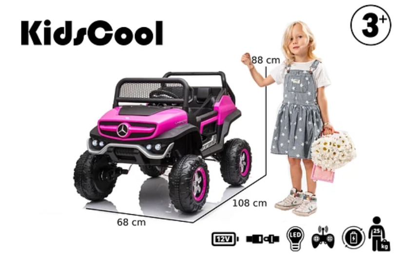 UNIMOG CONCEPT BATERIA ROSADO-5