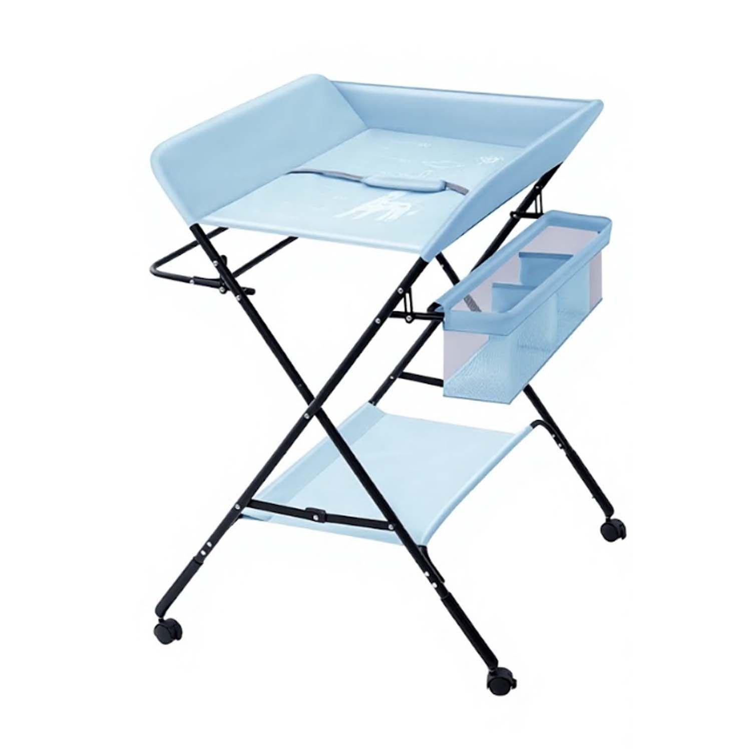Mudador Portátil Para Bebé Kidscool Con Ruedas y Bandeja Inferior 64x79x10 cm-0