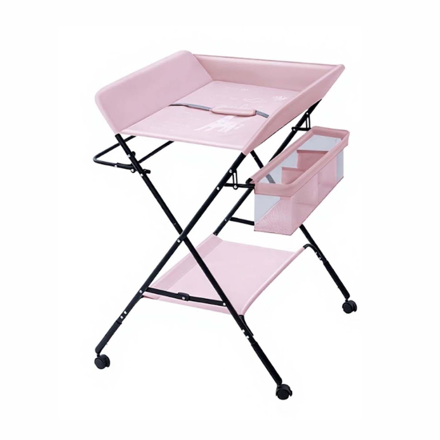 Mudador Portátil Para Bebé Kidscool Con Ruedas y Bandeja Inferior 64x79x10 cm-0