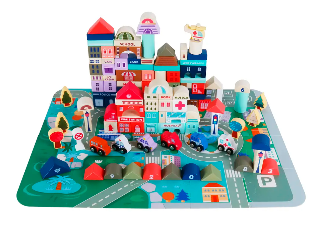 CUIDAD BLOCKS DE MADERA 115 PCS-0