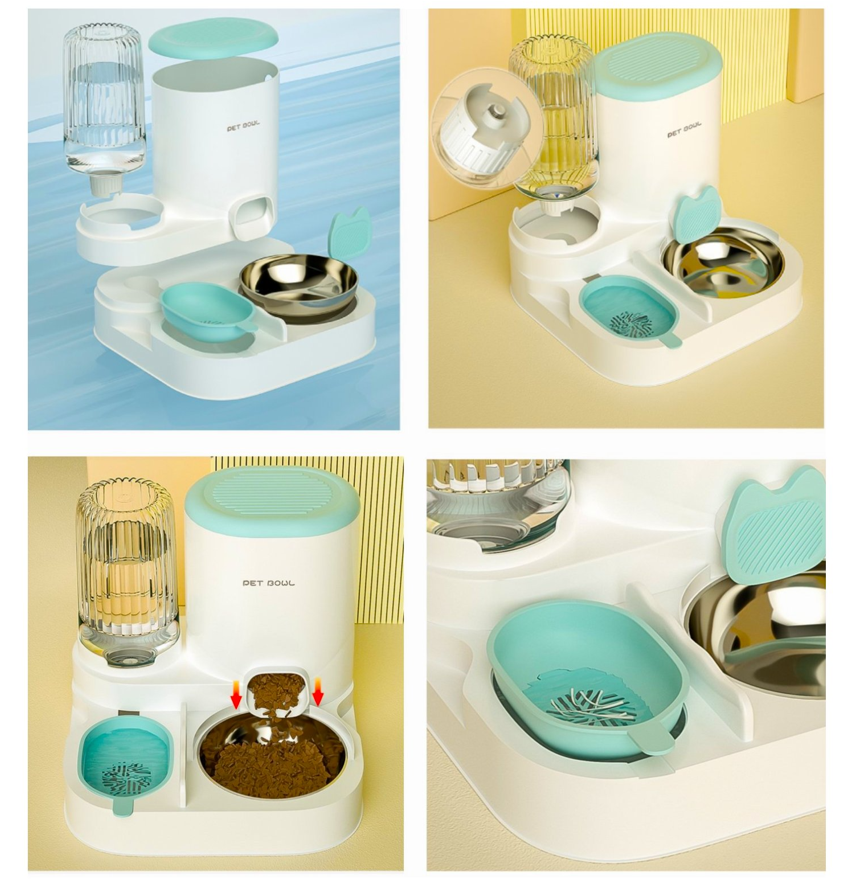 Dispensador De Alimento Automatico Para Mascotas -1