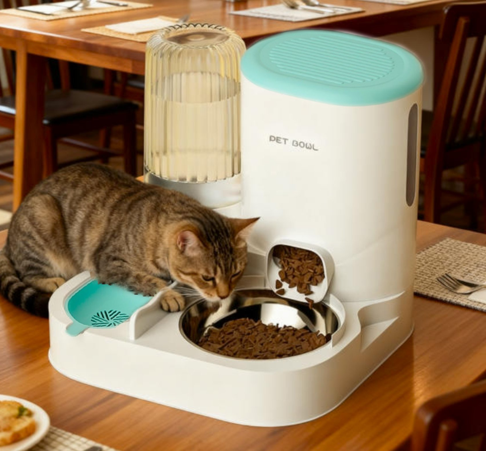 Dispensador De Alimento Automatico Para Mascotas -3