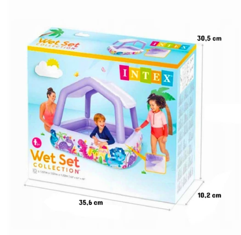 PISCINA INFLABLE CLUB DINO-2