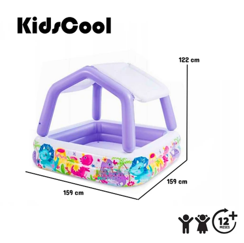 PISCINA INFLABLE CLUB DINO-4