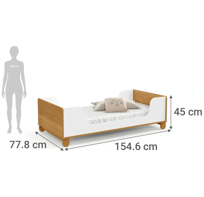 MINI CAMA ZUPI BLANCA CARAMELO-4