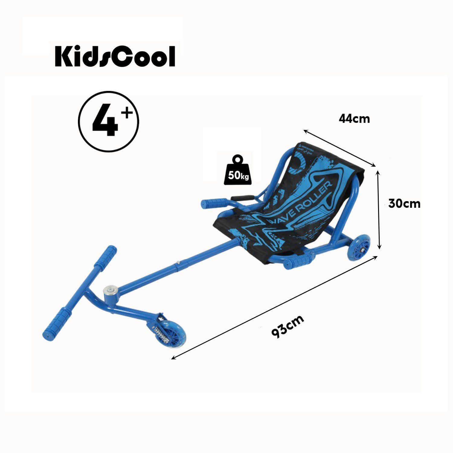 Easy Roller Con Luces Kidscool Azul Wave Roller -6