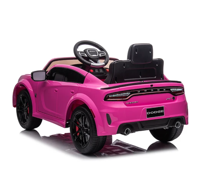 DODGE CHARGER SRT 12V4.5AH ROSADO-5