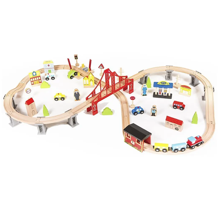 PISTA DE TREN CITY 70 PCS-2