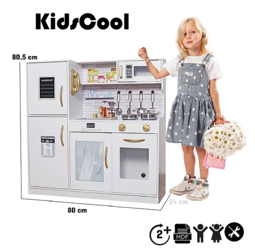 COCINA FULL KITCHEN LED BLANCA KISDCOOL-4