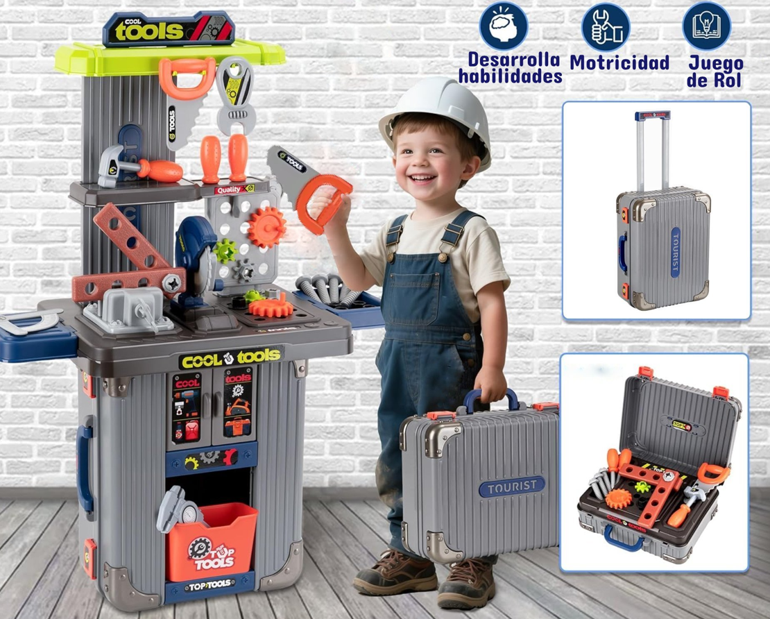 JUEGO MALETA BANCO DE HERRAMIENTAS KIDS -3