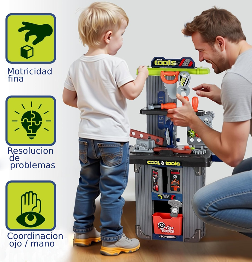 JUEGO MALETA BANCO DE HERRAMIENTAS KIDS -4