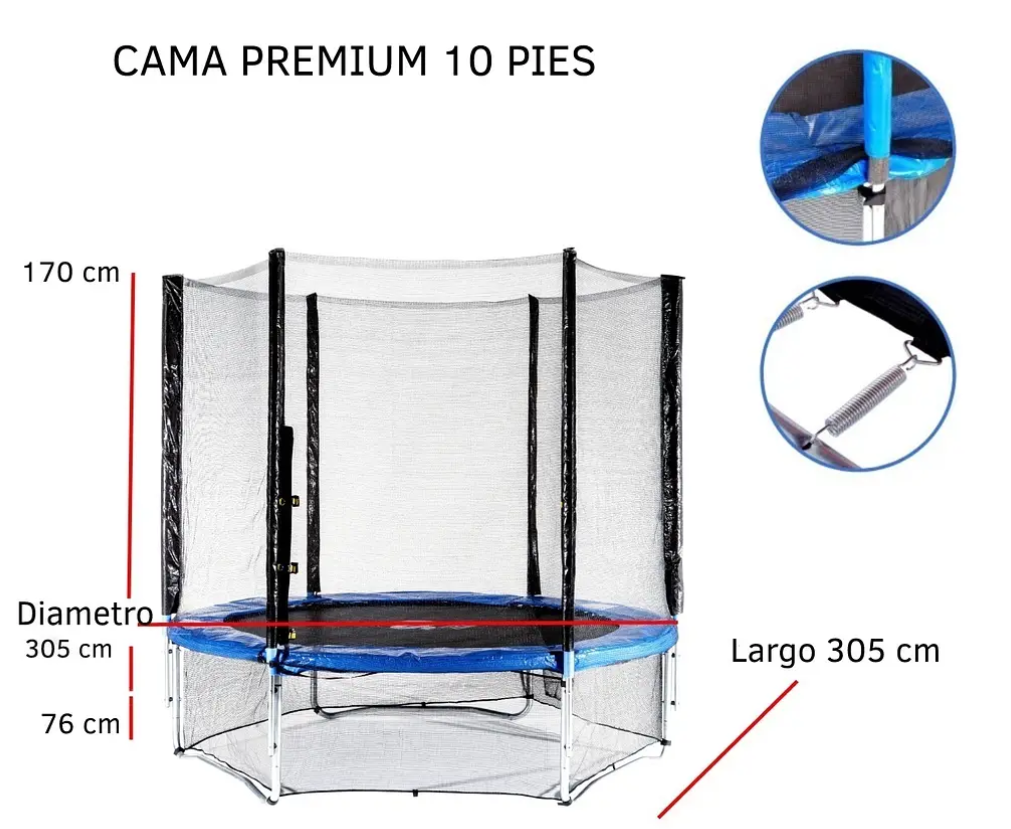 CAMA ELASTICA 10 PIES PREMIUN-2
