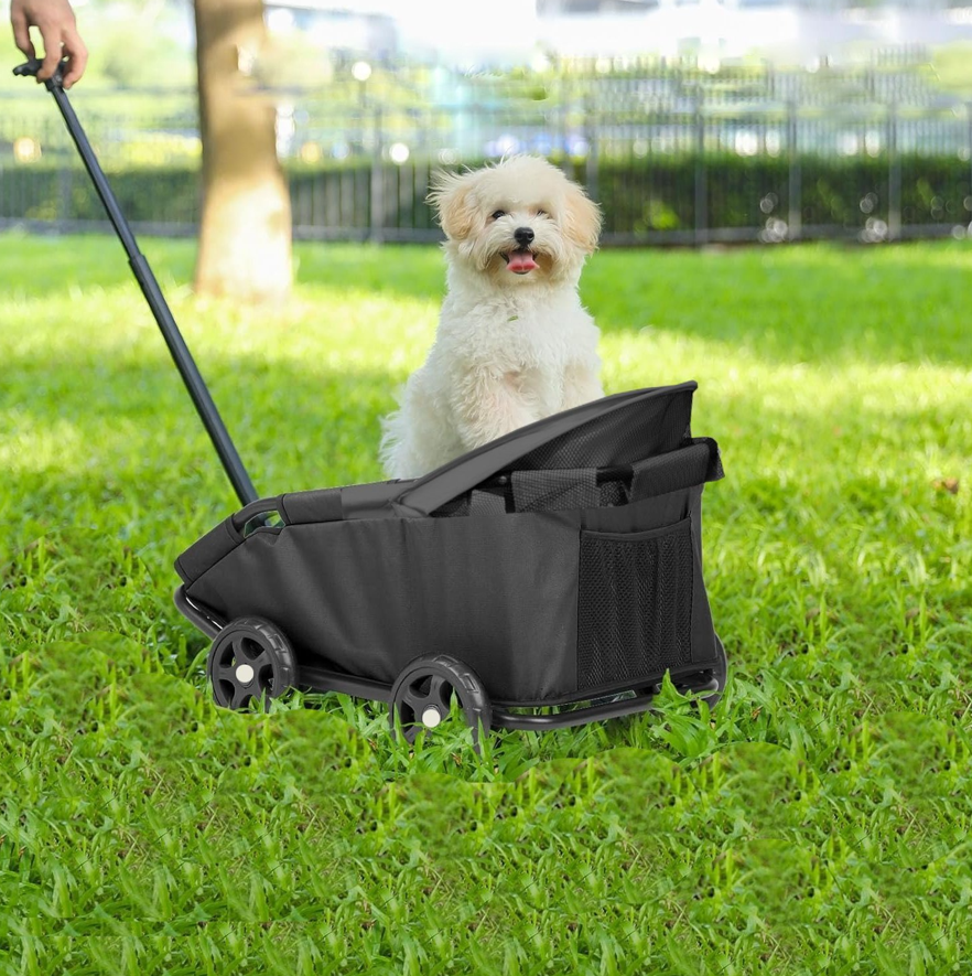 CARRO PLEGABLE PARA MASCOTA BLACK-5