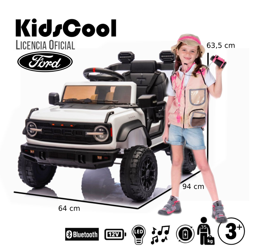 FORD BRONCO RAPTOR 12V BLANCO-4