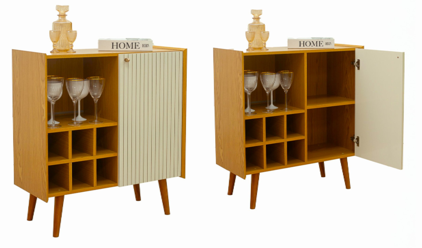 BUFFET VERTICE 1 PUERTA CARAMELO BEIGE-4