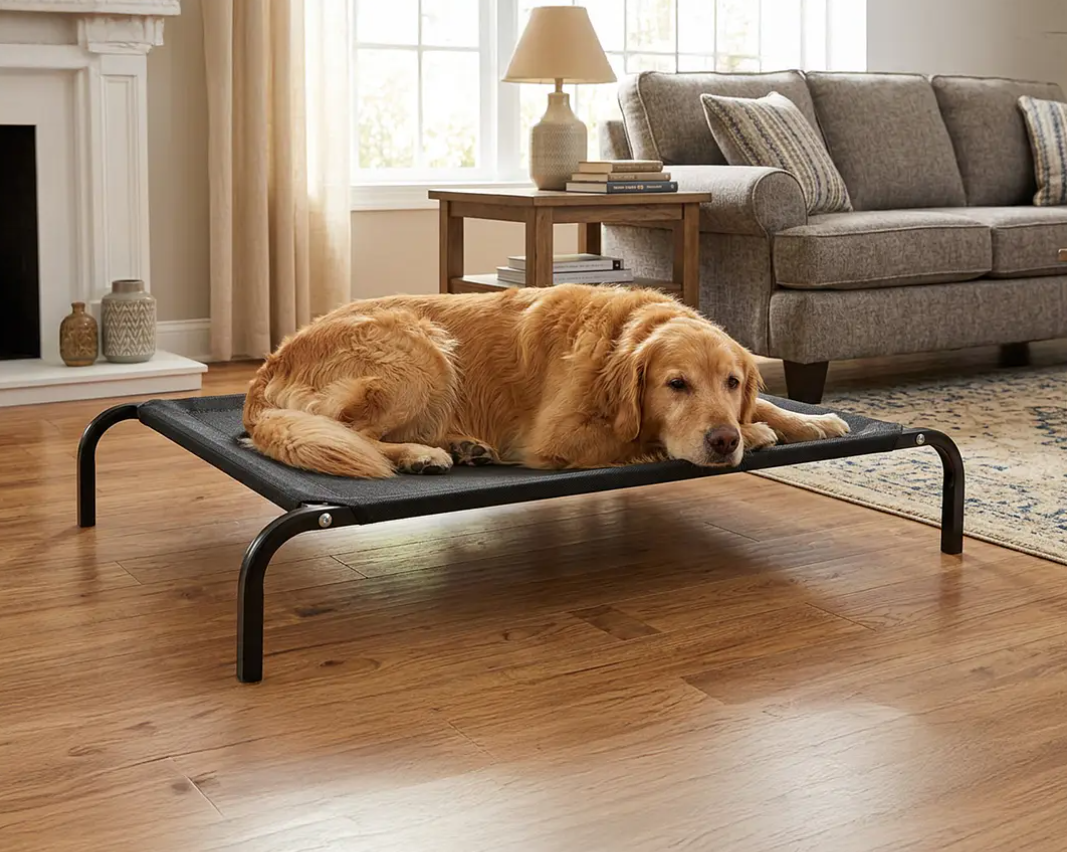 Cama Elevada Perros Grandes Talla L Soporta 40kg -3