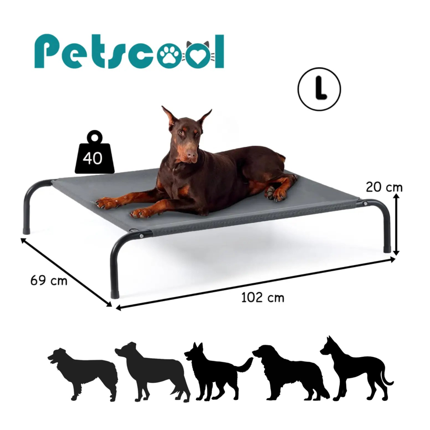 Cama Elevada Perros Grandes Talla L Soporta 40kg -4