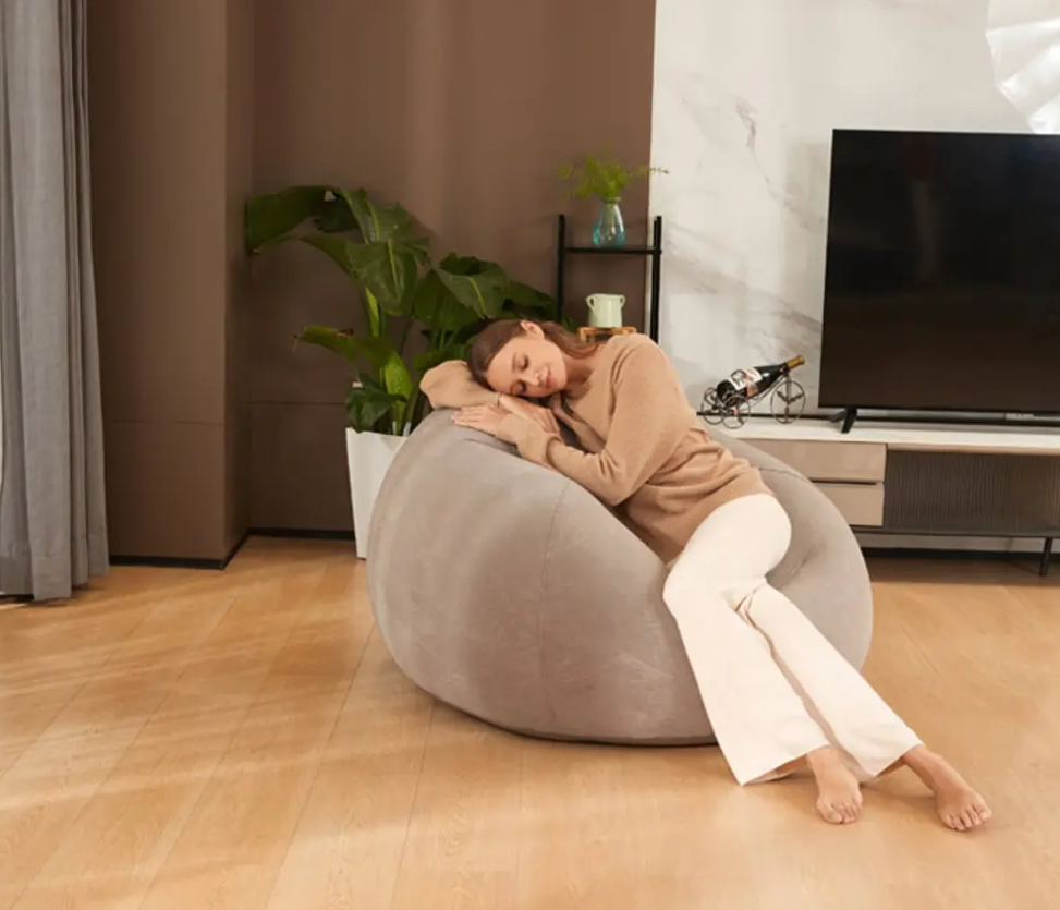 SILLON PUFFY GRIS INFLABLE -2