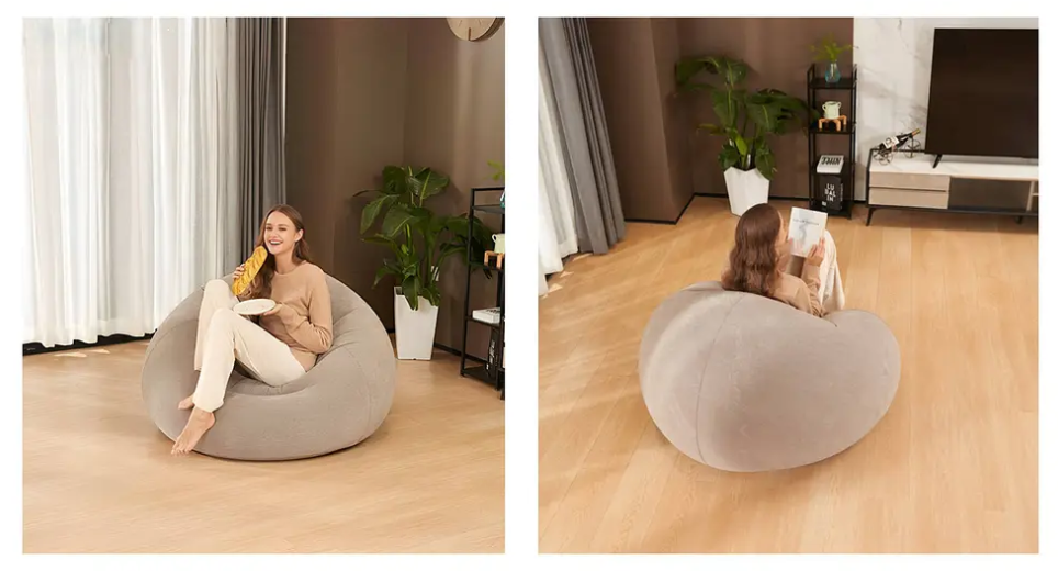 SILLON PUFFY GRIS INFLABLE -3