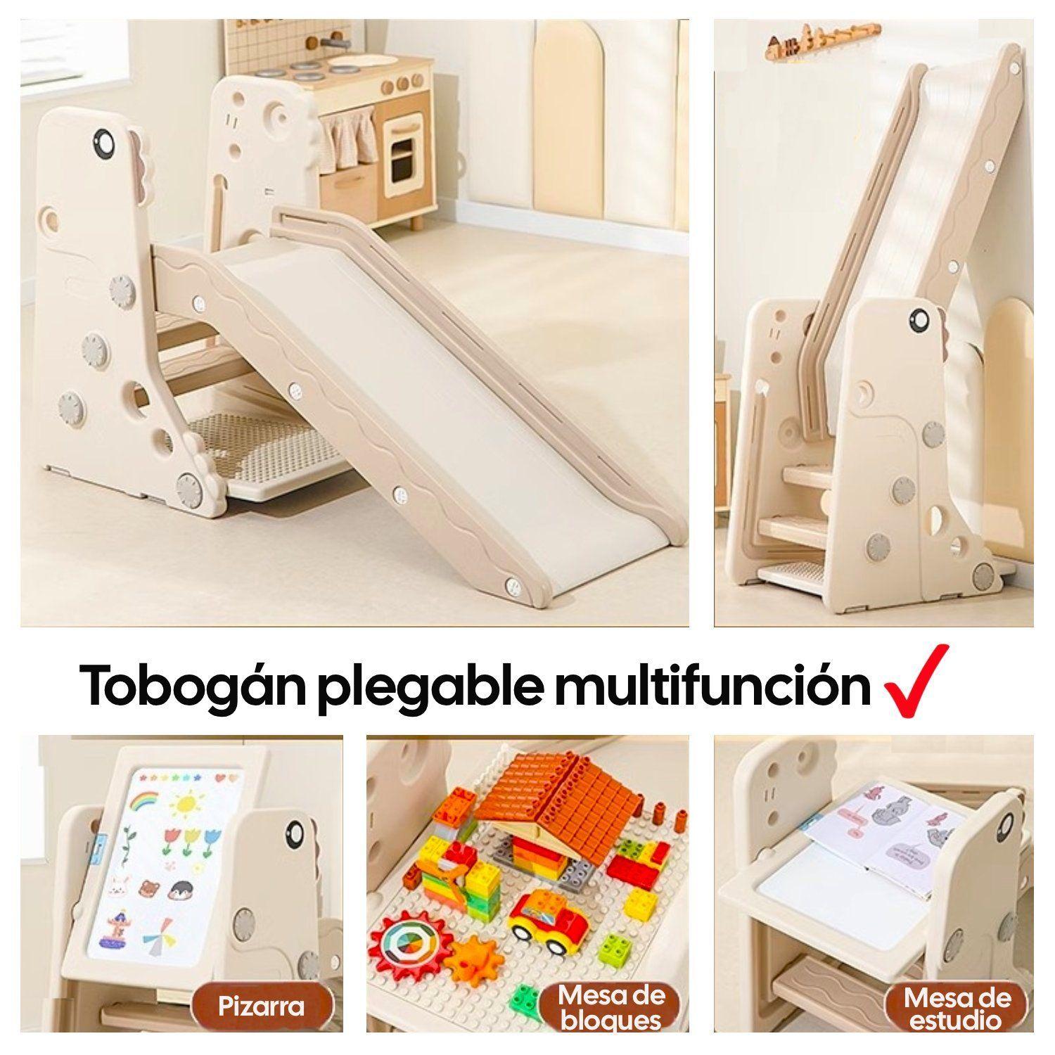 Resbalín Infantil Plegable 4 en 1 Con Escritorio Kidscool -3