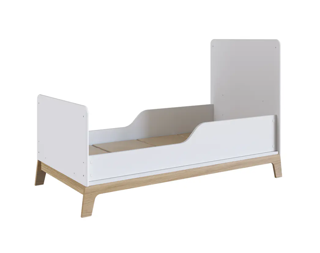 Cuna De Madera Con 3 Funciones Honey Blanca-2