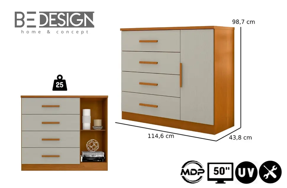 COMODA CON PUERTA ARENA CARAMELO ZANZINI-2