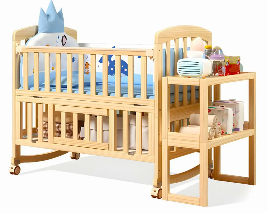 Cuna De Madera Evolutiva 5 En 1-0