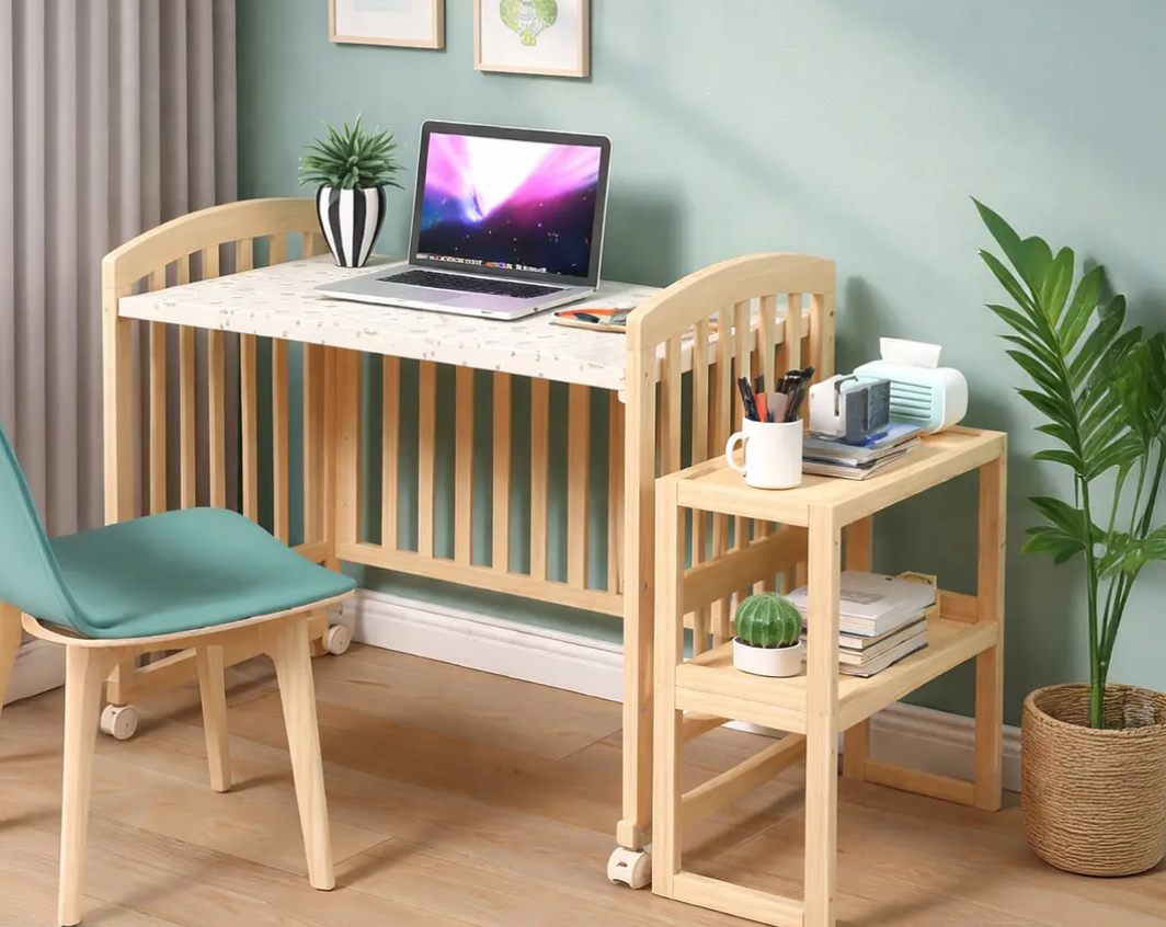 Cuna De Madera Evolutiva 5 En 1-5