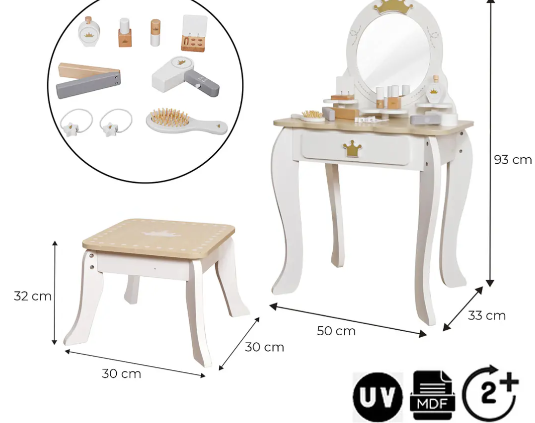Tocador Lady Blanco Kidscool -7