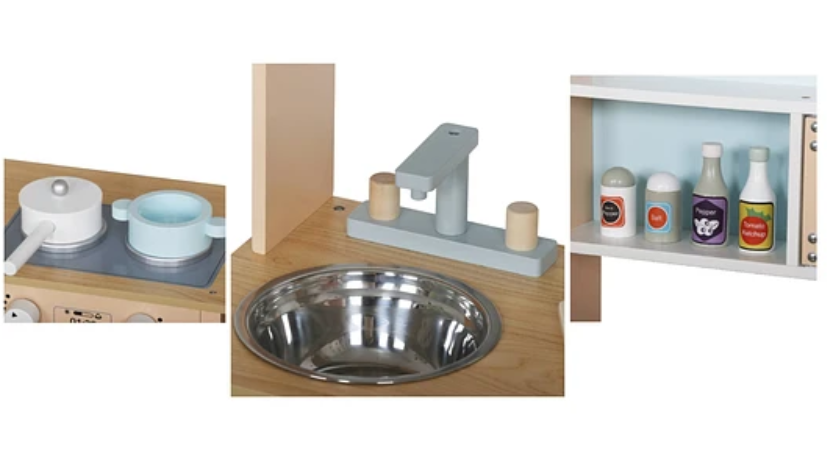 COCINA MONTESSORI CELESTE+ACCESORIOS-2