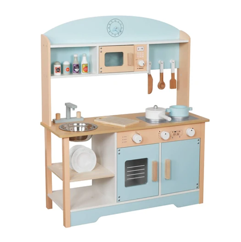 COCINA MONTESSORI CELESTE+ACCESORIOS-3