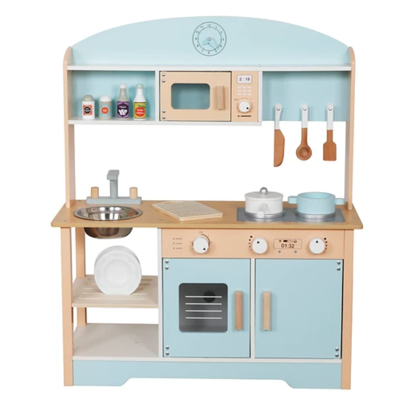 COCINA MONTESSORI CELESTE+ACCESORIOS-4