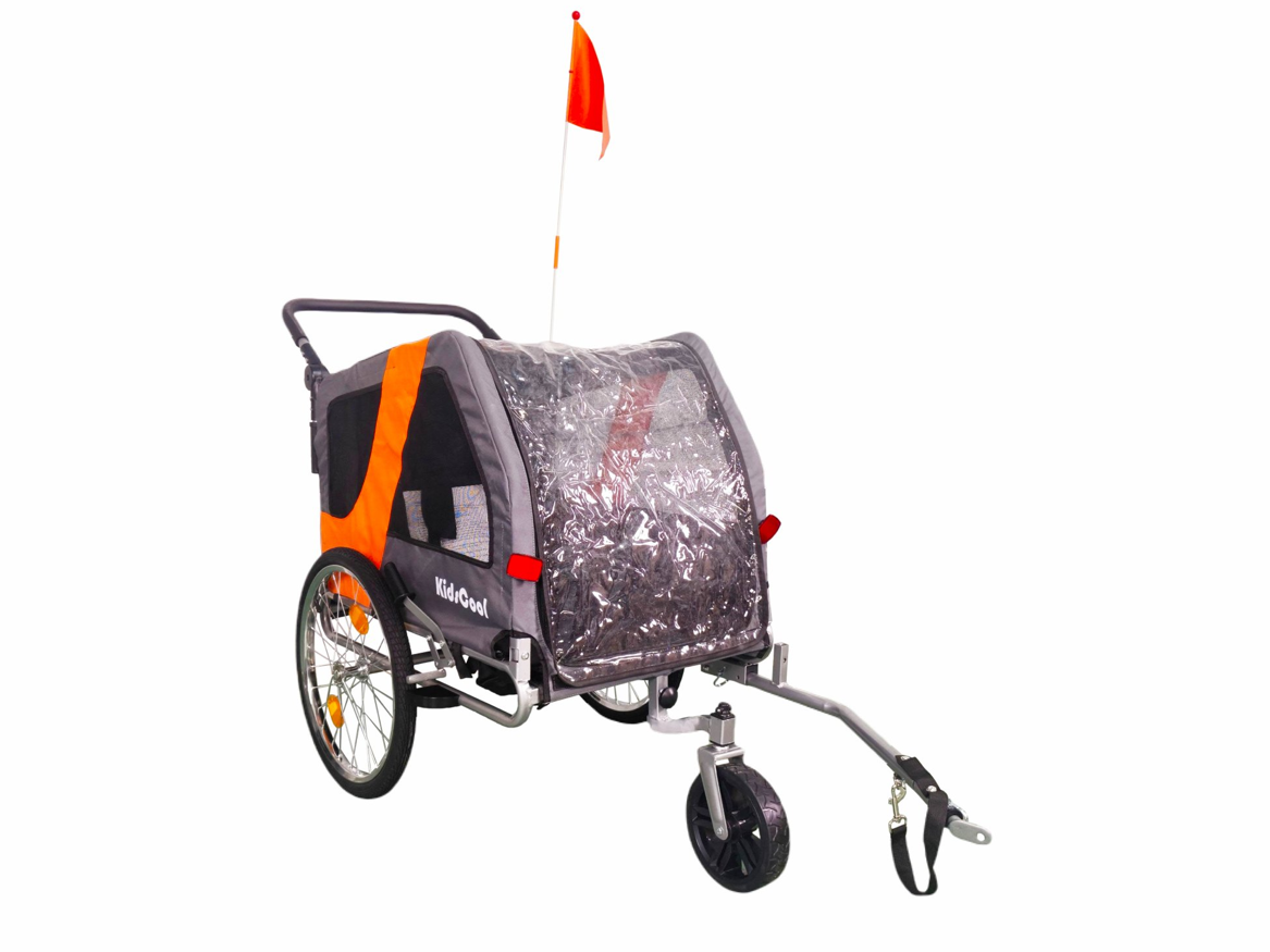 CARRITO JOGGER BABY TRAILER SINGLE GRIS-3