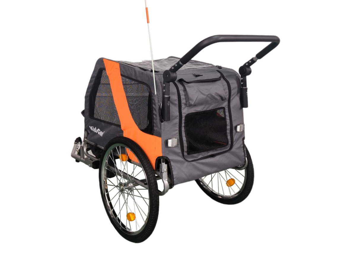 CARRITO JOGGER BABY TRAILER SINGLE GRIS-4