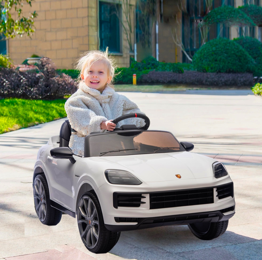 PORSCHE CAYENNE 12V BLANCO-5