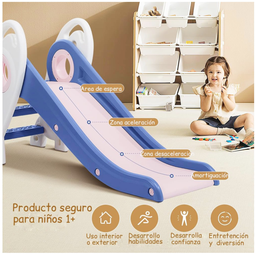 Resbalin Infantil Plegable Rosado -3