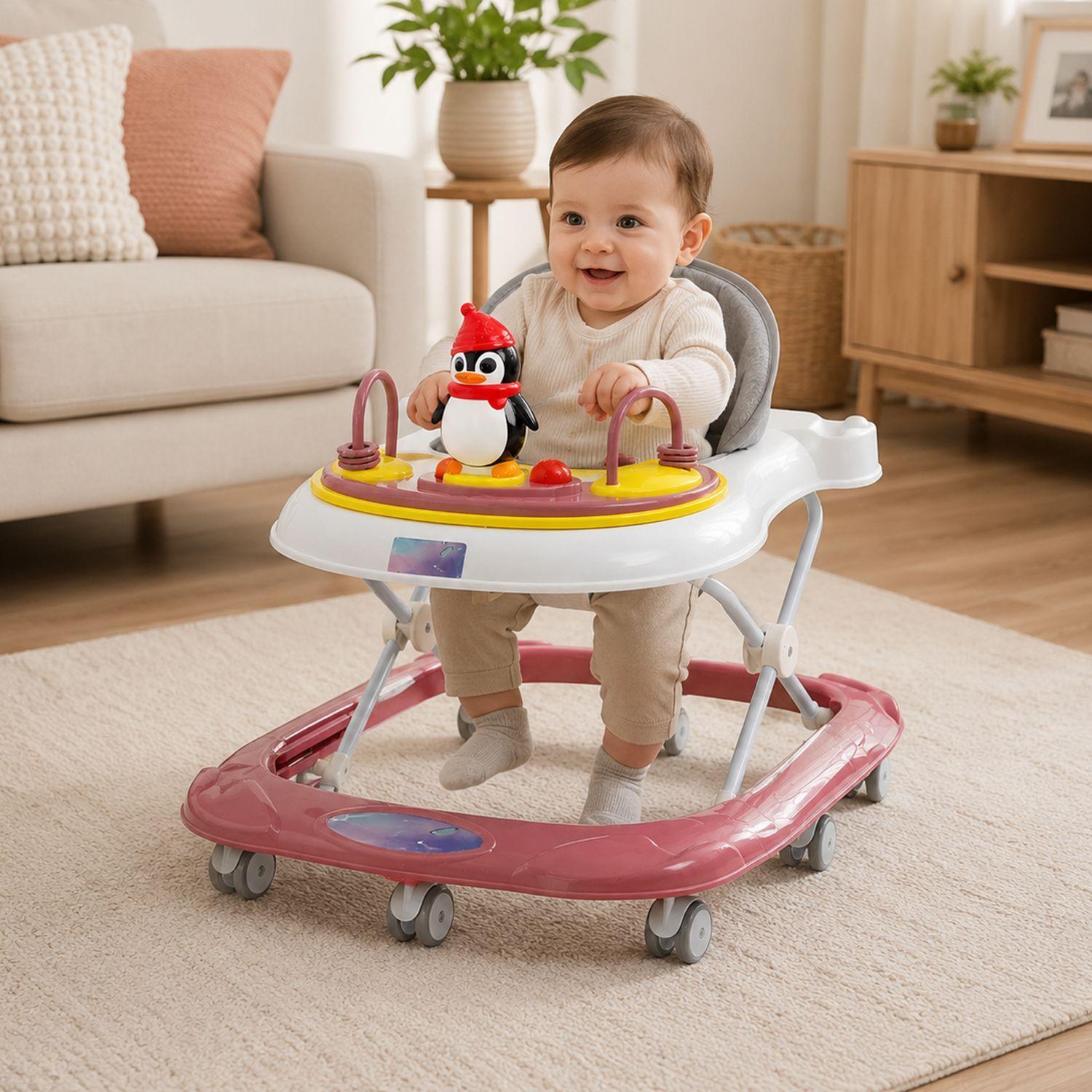 Andador Bebé Didáctico Pingüino Kidscool Ruedas Silenciosas -3