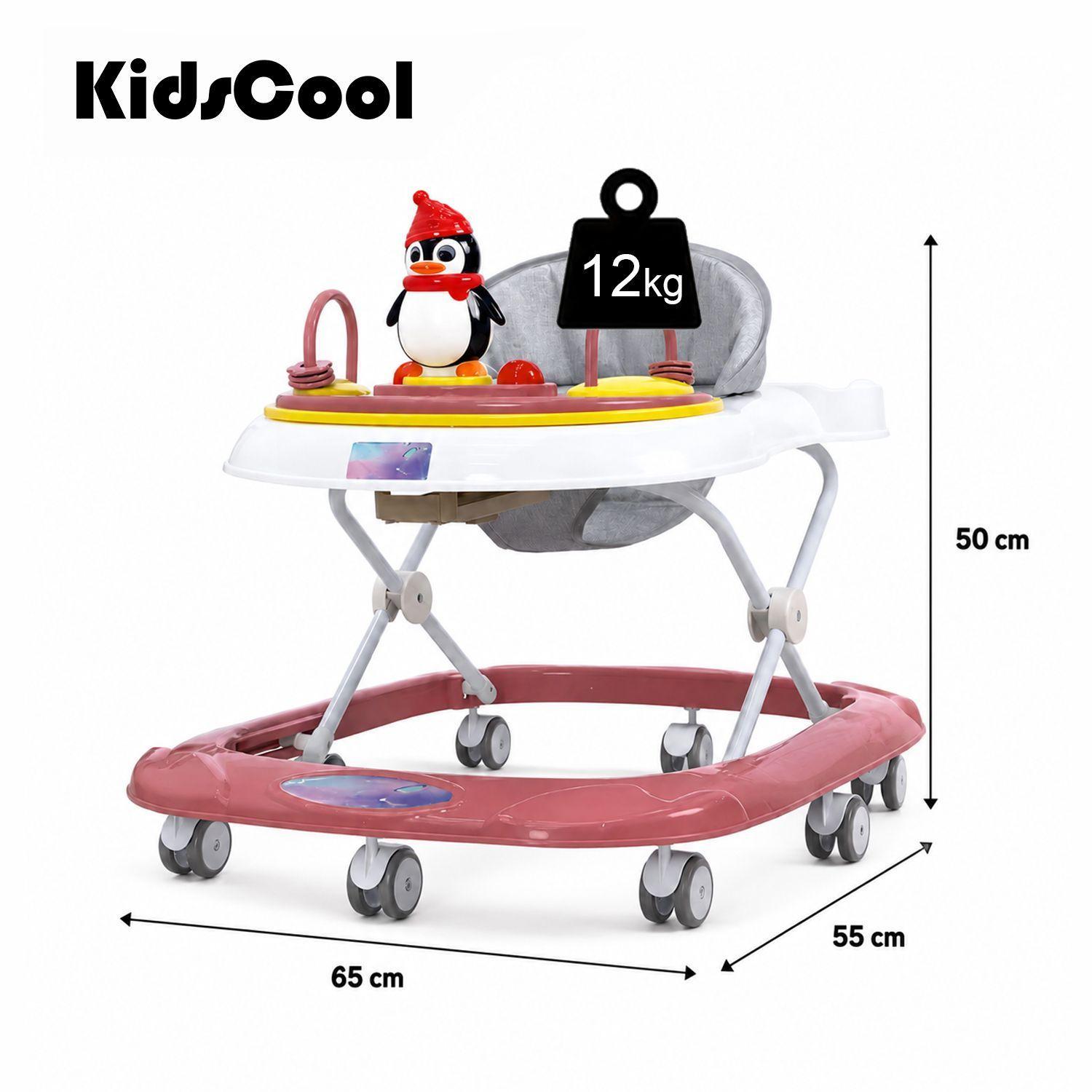 Andador Bebé Didáctico Pingüino Kidscool Ruedas Silenciosas -4