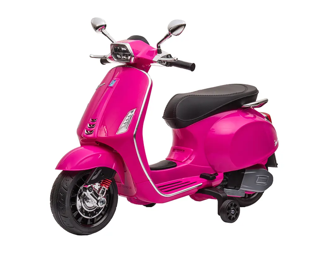 MOTO VESPA SPRINT RACING 12V4.5AH ROSADA-4