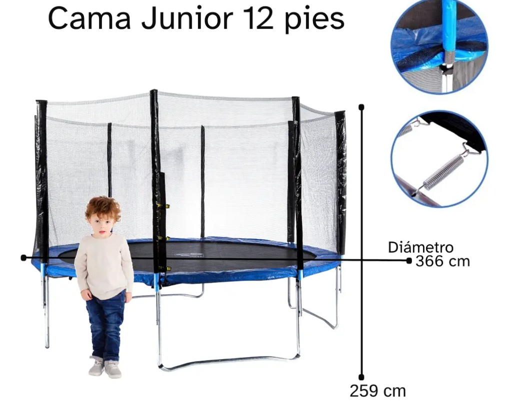 Cama Elastica Junior 12 Pies-6