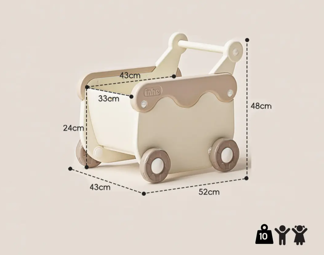 Caminador Correpasillo Bebe Beige -4