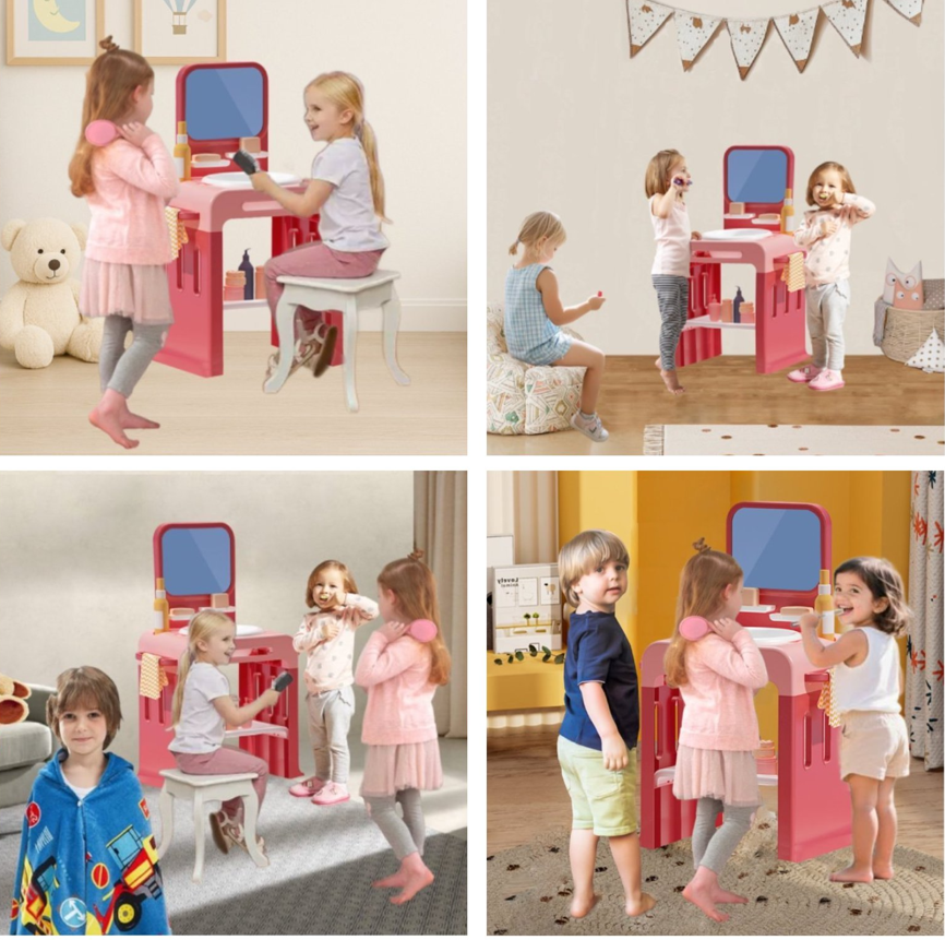 Lavamanos Infantil Montessori Rosado-2